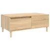 Image de Vidaxl Table Basse ChÃªne Sonoma 90x50x36,5 Cm Bois D'ingÃ©nierie