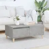 Image de vidaXL Table basse Gris béton 90x50x36,5 cm Bois d'ingénierie