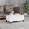 Image de vidaXL Table basse Blanc 90x50x36,5 cm Bois d'ingénierie821116