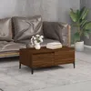 Image de vidaXL Table basse Chêne marron 90x50x36,5 cm Bois d'ingénierie821123