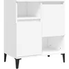 Image de vidaXL Vidaxl Buffet Blanc 60x35x70 Cm Bois D'ingénierie
