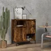 Image de vidaXL Buffet Chêne fumé 60x35x70 cm Bois d'ingénierie