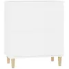 Image de vidaXL Buffet Blanc 60x35x70 cm Bois d'ingÃ©nierie