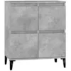 Image de vidaXL Buffet Gris bÃ©ton 60x35x70 cm Bois d'ingÃ©nierie