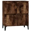 Image de vidaXL Buffet ChÃªne fumÃ© 60x35x70 cm Bois d'ingÃ©nierie