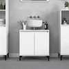 Image de vidaXL Meuble d'évier blanc 58x33x60 cm bois d'ingénierie821260