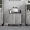 Image de vidaXL Meuble d'évier sonoma gris 58x33x60 cm bois d'ingénierie821266