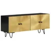 Image de vidaXL Meuble TV 110x30x45 cm bois massif de manguier