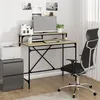 Image de vidaXL Bureau chêne sonoma 100x50x90 cm bois d'ingénierie et fer826700