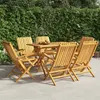 Image de vidaXL Chaises de jardin pliantes lot de 6 61x67x90cm bois massif teck3155056