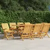 Image de vidaXL Chaises de jardin pliantes lot de 8 61x67x90cm bois massif teck3155057