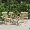 Image de vidaXL Chaises de jardin pliantes lot de 4 gris 56x61x89 cm bois teck3155070