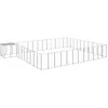 Image de Vidaxl Chaises De Jardin Pliantes 8 Pcs Gris 56x61x89 Cm Bois De Teck