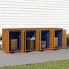 Image de vidaXL Boîte de rangement de jardin 280x87x104 cm bois massif d'acacia3155244