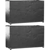 Image de vidaXL Vidaxl Housses Salon De Jardin 2pcs 8oeillets 125x55x75cm Rectangulaire