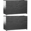 Image de vidaXL Vidaxl Housses Salon De Jardin 2pcs 8oeillets 170x94x70cm Rectangulaire