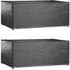 Image de vidaXL Vidaxl Housses Salon De Jardin2pcs 8oeillets 180x122x75cm Rectangulaire