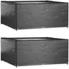 Image de Vidaxl Housses De Salon De Jardin 2 Pcs 16 ?illets 205x205x90 Cm CarrÃ©