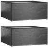 Image de vidaXL Housses de salon de jardin 2 pcs 16 oeillets 250x250x90 cm carré3155357