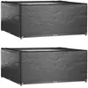 Image de Vidaxl Housses De Salon De Jardin 2 Pcs 16 ?illets 300x300x75 Cm CarrÃ©