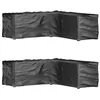 Image de vidaXL Housses de salon de jardin en forme de L 2 pcs 16 oeillets3155374