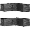Image de vidaXL Vidaxl Housses De Salon De Jardin En Forme De L 2 Pcs 16 Oeillets