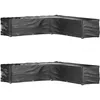 Image de Vidaxl Housses De Salon De Jardin En Forme De L 2 Pcs 20 Oeillets