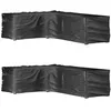 Image de vidaXL Vidaxl Housses De Salon De Jardin En Forme De L 2 Pcs 16 Oeillets