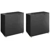 Image de vidaXL Housses de balancelle 2 pcs 8 oeillets 125x90x135/165 cm PE