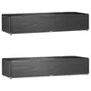 Image de vidaXL Housses pour chaise longue 2 pcs 12 oeillets 205x75x40 cm PE3155393