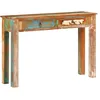 Image de vidaXL Vidaxl Table Console 110x30x75 Cm Bois Massif De Récupération