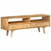 Image de vidaXL Meuble TV 110x30x41 cm bois massif de manguier352783