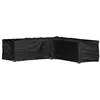Image de vidaXL Housse de salon de jardin en forme de L 16 oeillets 285x285x70cm319319