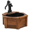 Image de vidaXL Fontaine À Eau Avec Pompe 57x57x53 Cm Bois De Sapin Massif Vidaxl Vidaxl