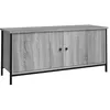 Image de Meuble TV avec portes sonoma gris 102x35x45cm bois d'ingÃ©nierie vidaXL vidaXL