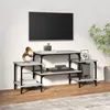 Image de vidaXL Meuble TV Sonoma gris 117x35x52 cm Bois d'ingÃ©nierie