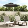 Image de vidaXL Parasol de jardin avec mât en bois anthracite 196x231 cm363161