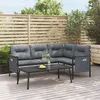 Image de vidaXL Salon de jardin 2 pcs anthracite acier362810