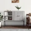 Image de vidaXL Buffet sonoma gris 100x40x79,5 cm bois d'ingénierie831821
