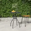 Image de vidaXL Table de jardin anthracite 50x50x72 cm treillis d'acier362730