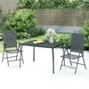 Image de vidaXL Table de jardin anthracite 110x80x72 cm Treillis d'acier362733