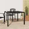 Image de vidaXL Table de jardin anthracite 100x100x72 cm acier362744