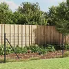 Image de vidaXL Clôture en treillis métallique et ancrage anthracite 1x25 m