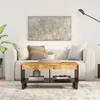 Image de vidaXL Table basse 90x50x40 cm bois de manguier massif