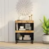 Image de vidaXL Armoire latérale 60x33x75 cm bois massif de manguier