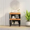 Image de vidaXL Armoire latérale 60x33x75 cm bois massif d'acacia