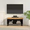Image de vidaXL Meuble TV 85x33x43,5 cm bois massif de manguier352893