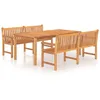 Image de Vidaxl Ensemble Ã DÃ®ner De Jardin 3 Pcs Bois De Teck Massif