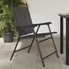 Image de vidaXL Chaises de jardin pliables lot de 8 en acier et textilène3157288