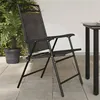 Image de vidaXL Chaises de jardin pliables lot de 8 en acier et textilène3157294